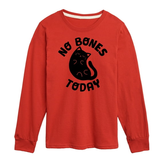 No Bones Today Melty Cat  - Toddler And Youth Long Sleeve Graphic T-Shirt
