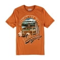 thumbnail image 1 of No Borders Mens California Dreaming Graphic T-Shirt, Orange, Small, 1 of 1