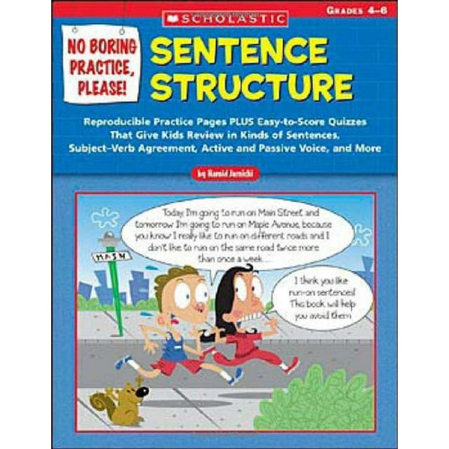 PreOwned No Boring Practice, Please! Sentence Structure Reproducible