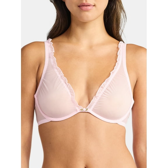 No Boundaries Valentine's Day Chiffon Bra, Women's