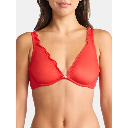 No Boundaries Valentine's Day Chiffon Bra, Women's