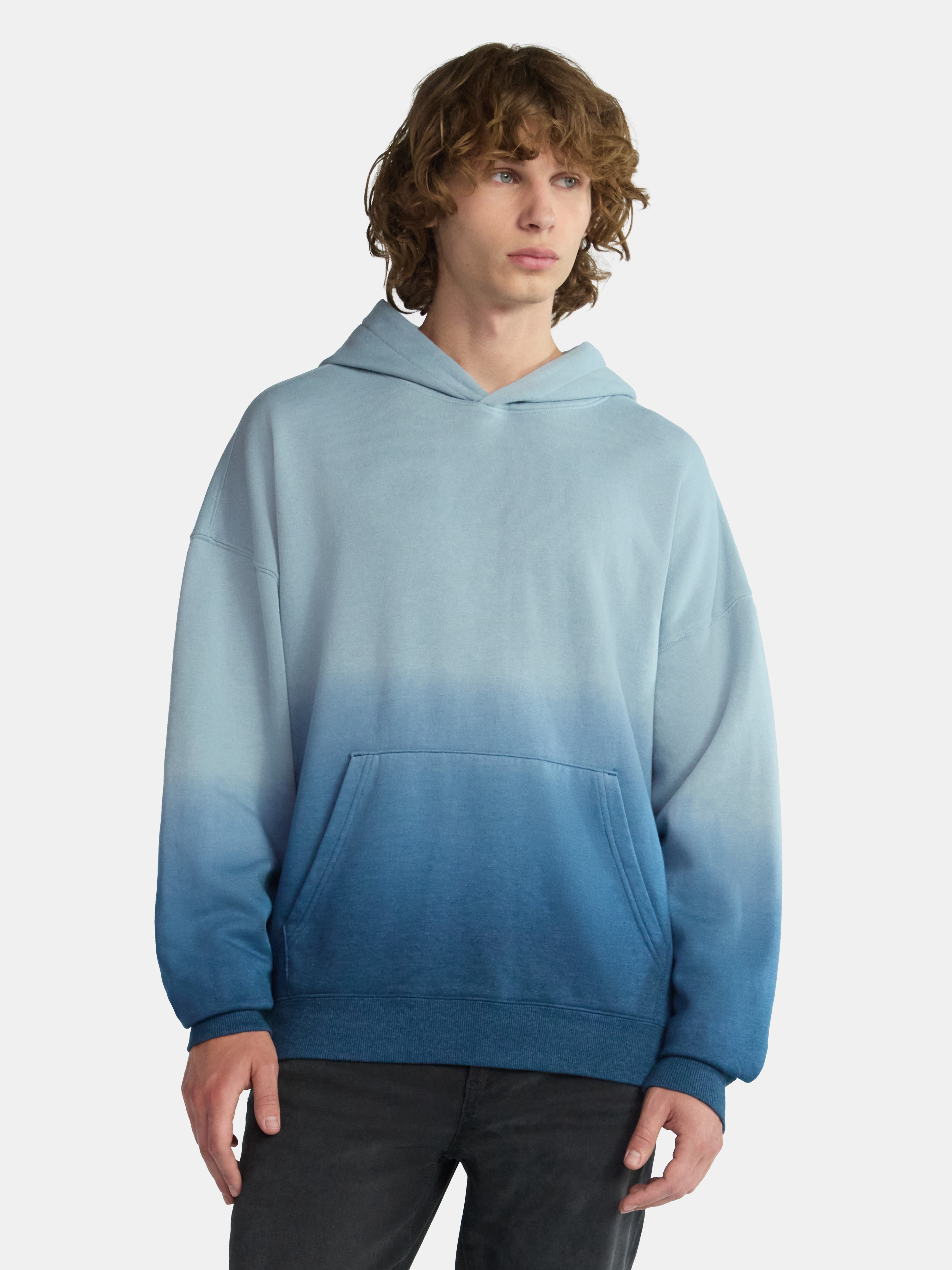 No Boundaries Dip Dye Hoodie, Men's & Big Men's