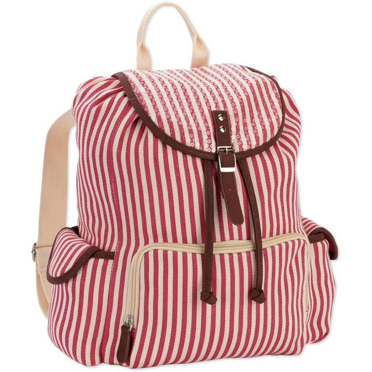 No Boundaries 18 Printed Canvas Buckle Flap Backpack - Walmart.com