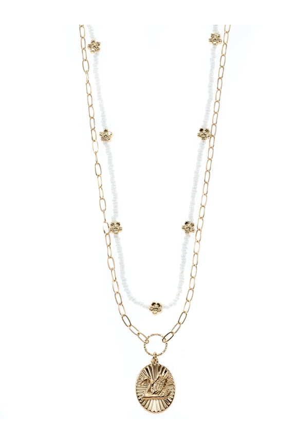 Beaded Necklace Set, 2-Piece