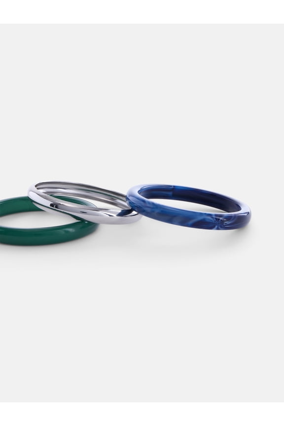 Bangle Bracelet Set, 3-Piece, Women's