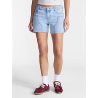 No Boundaries Women's 5" Inseam Relaxed Fit Shorts