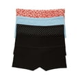 thumbnail image 1 of No Boundaries 5 pack Cotton Boyshort, 1 of 5