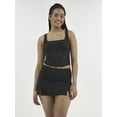 thumbnail image 1 of No Boundaries Active Square Neck Top and Skort Set, 2-Piece, Women's, 1 of 5