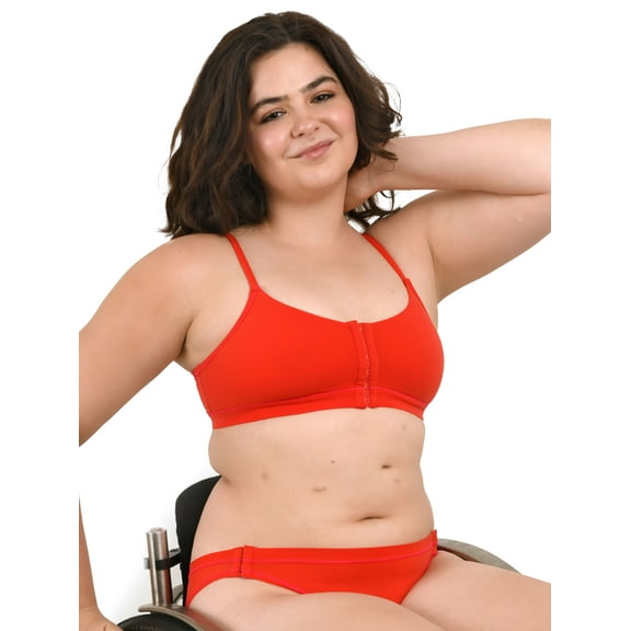 No Boundaries Women's Adaptive Fit Stretch Bikini Panties, Sizes XS to 3XL