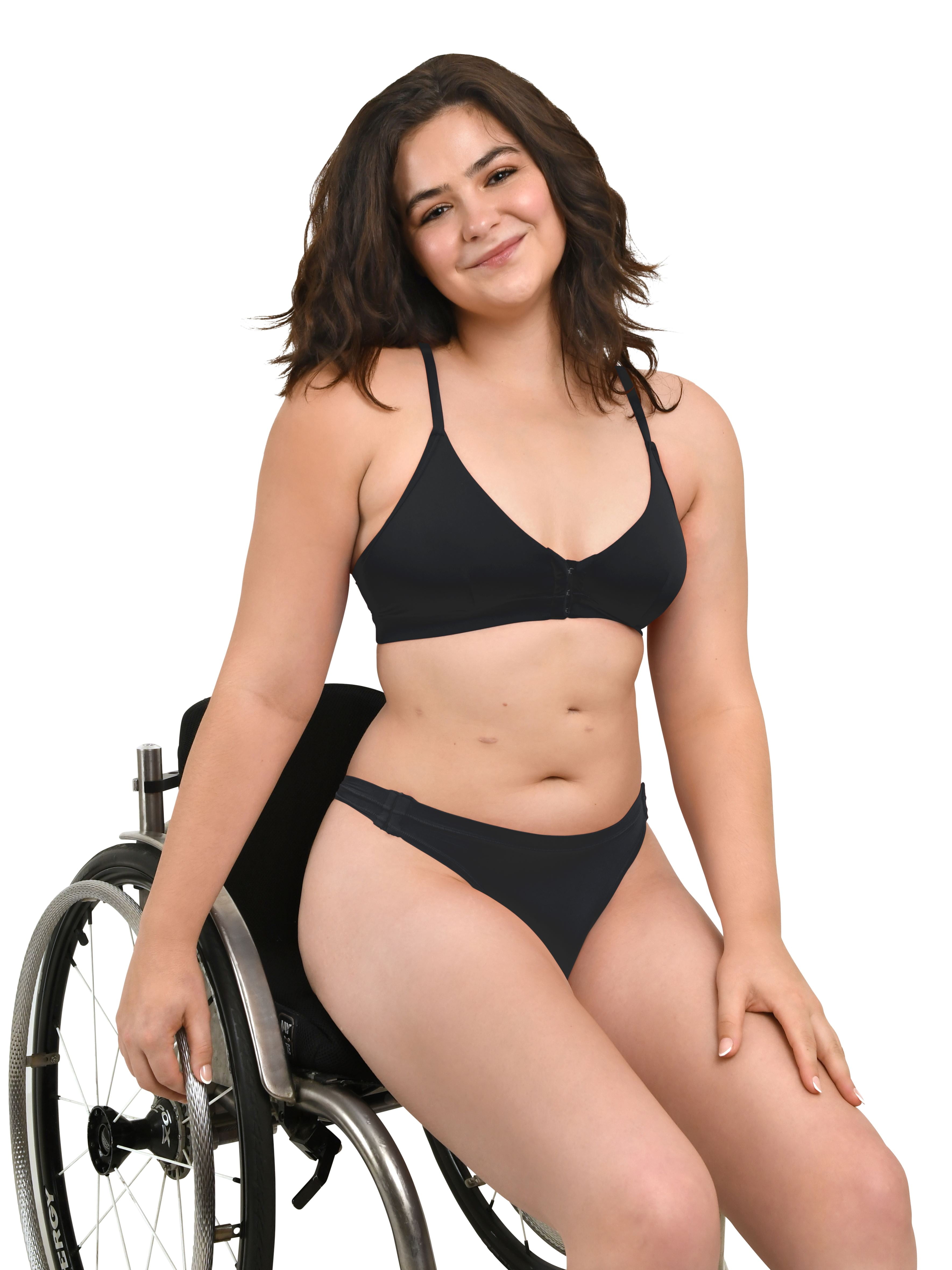 No Boundaries Adaptive Fit Stretch Triangle Bralette XS-3XL, Nylon