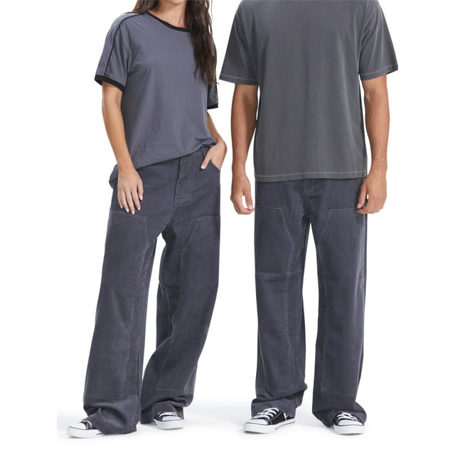 No Boundaries All Gender Corduroy Carpenter Pants, Men's Sizes 28 - 44