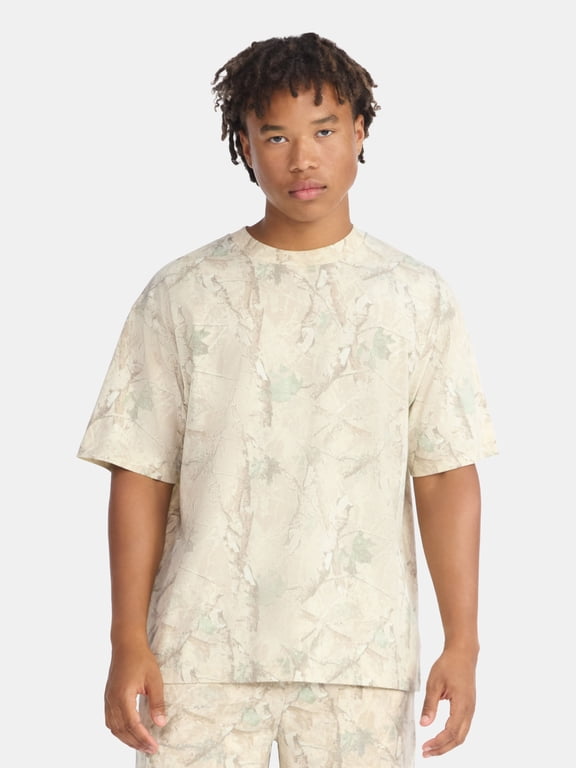 Oversized Tee with Short Sleeves, Men's and Big Men's XS-5XL