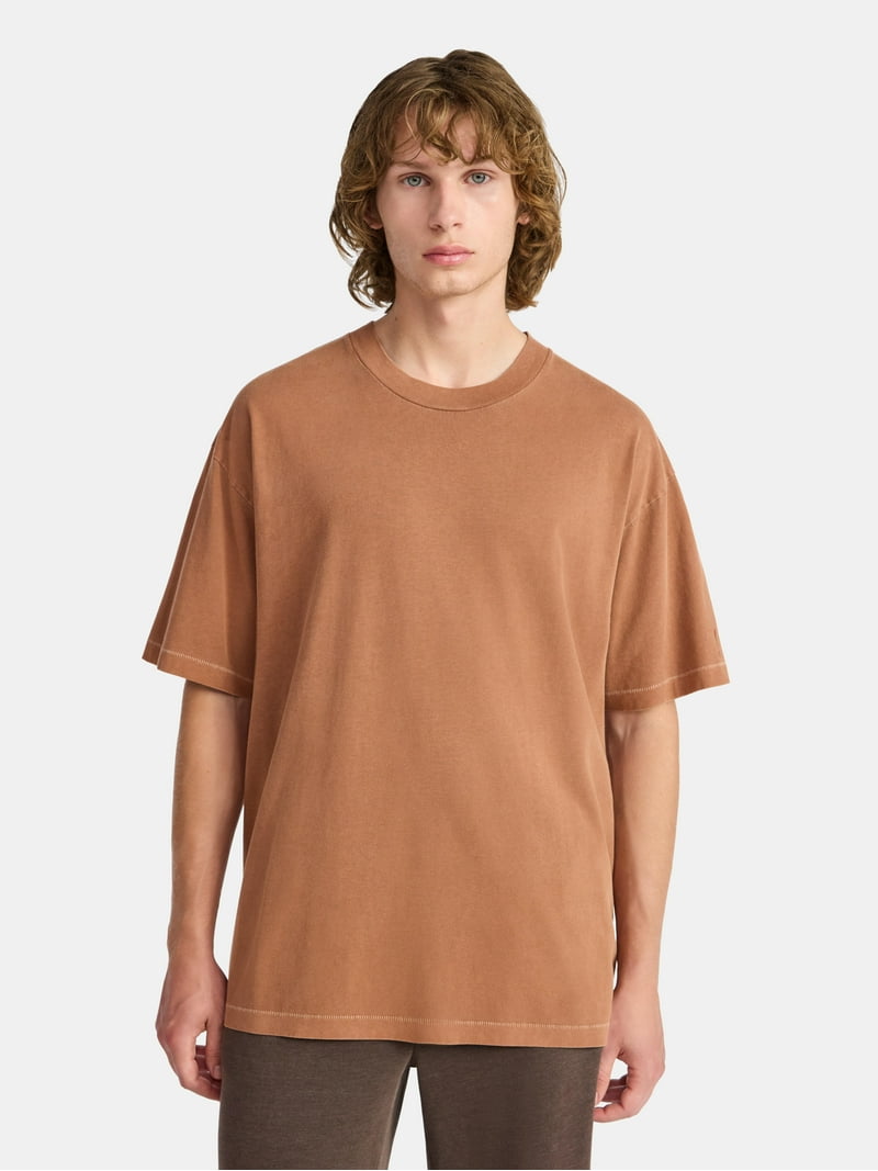 トップス everyone bordershort sleeve tee shirt XL No Boundaries All Gender Cotton Oversize Tee with Short