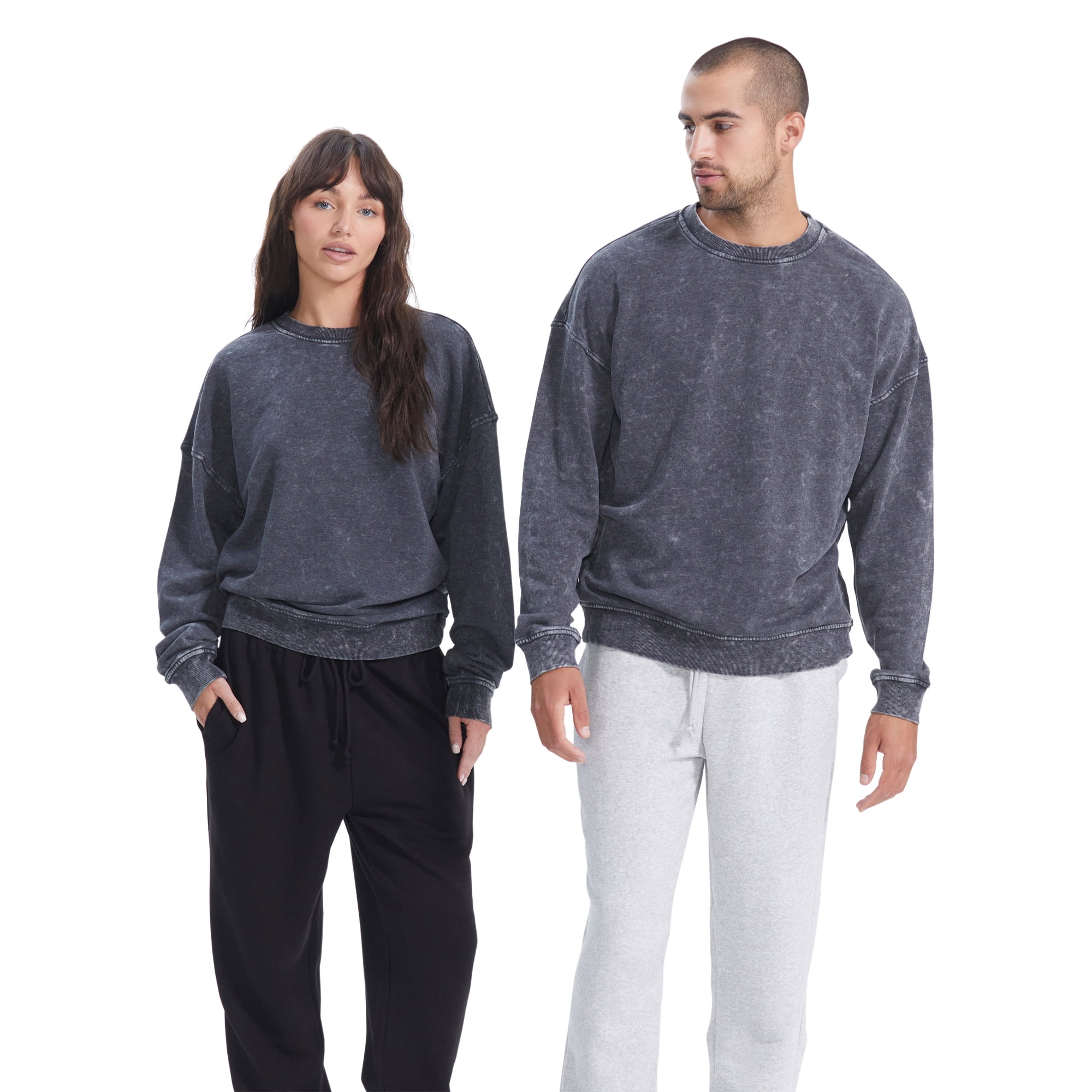 No Boundaries All Gender Crewneck Sweatshirt, Men's Sizes XS-3XL -  Walmart.com