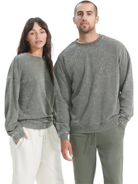 No Boundaries All Gender Crewneck Sweatshirt, Men's Sizes XS-3XL