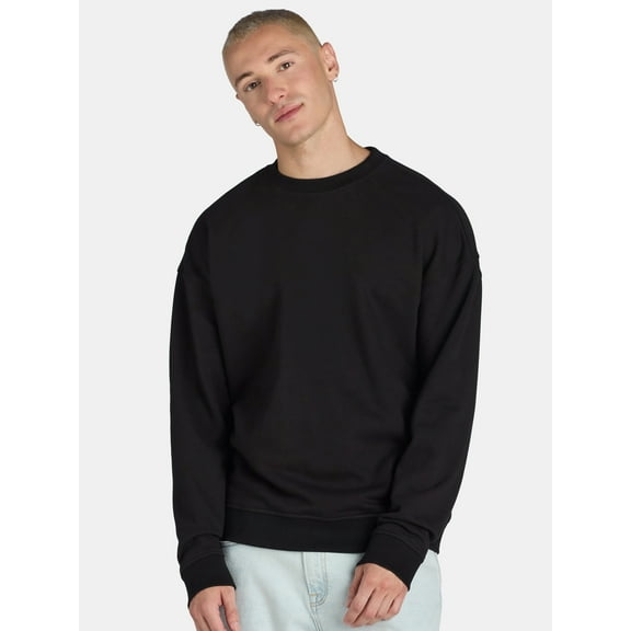 No Boundaries All Gender Fleece Crewneck Sweatshirt, Men's & Big Men's Sizes XS-5XL
