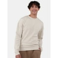 thumbnail image 1 of No Boundaries All Gender Fleece Crewneck Sweatshirt with Long Sleeves, Men's and Big Men’s, 1 of 5