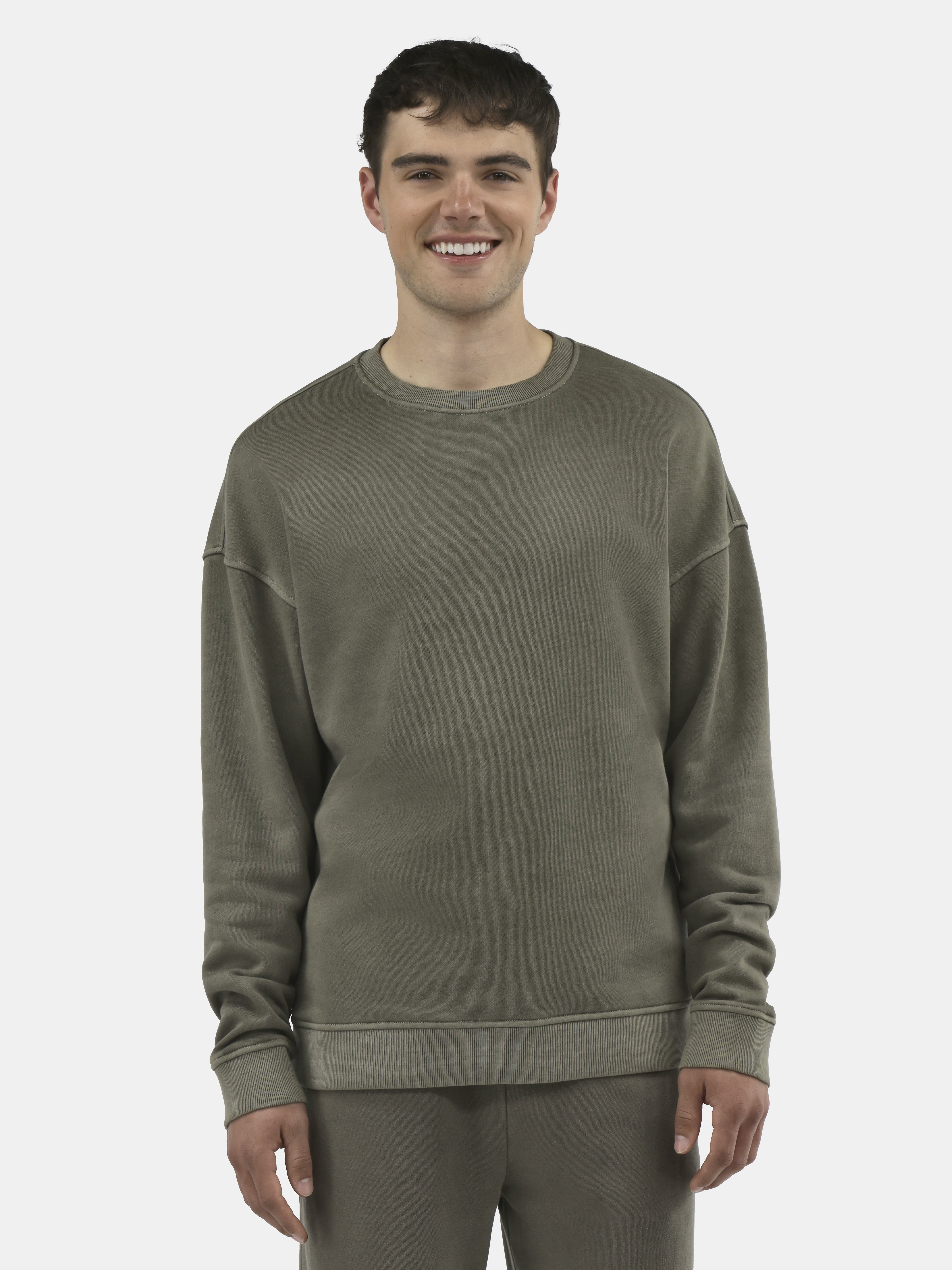 No Boundaries All Gender Fleece Crewneck Sweatshirt, Men's & Big Men's Sizes XS-5XL