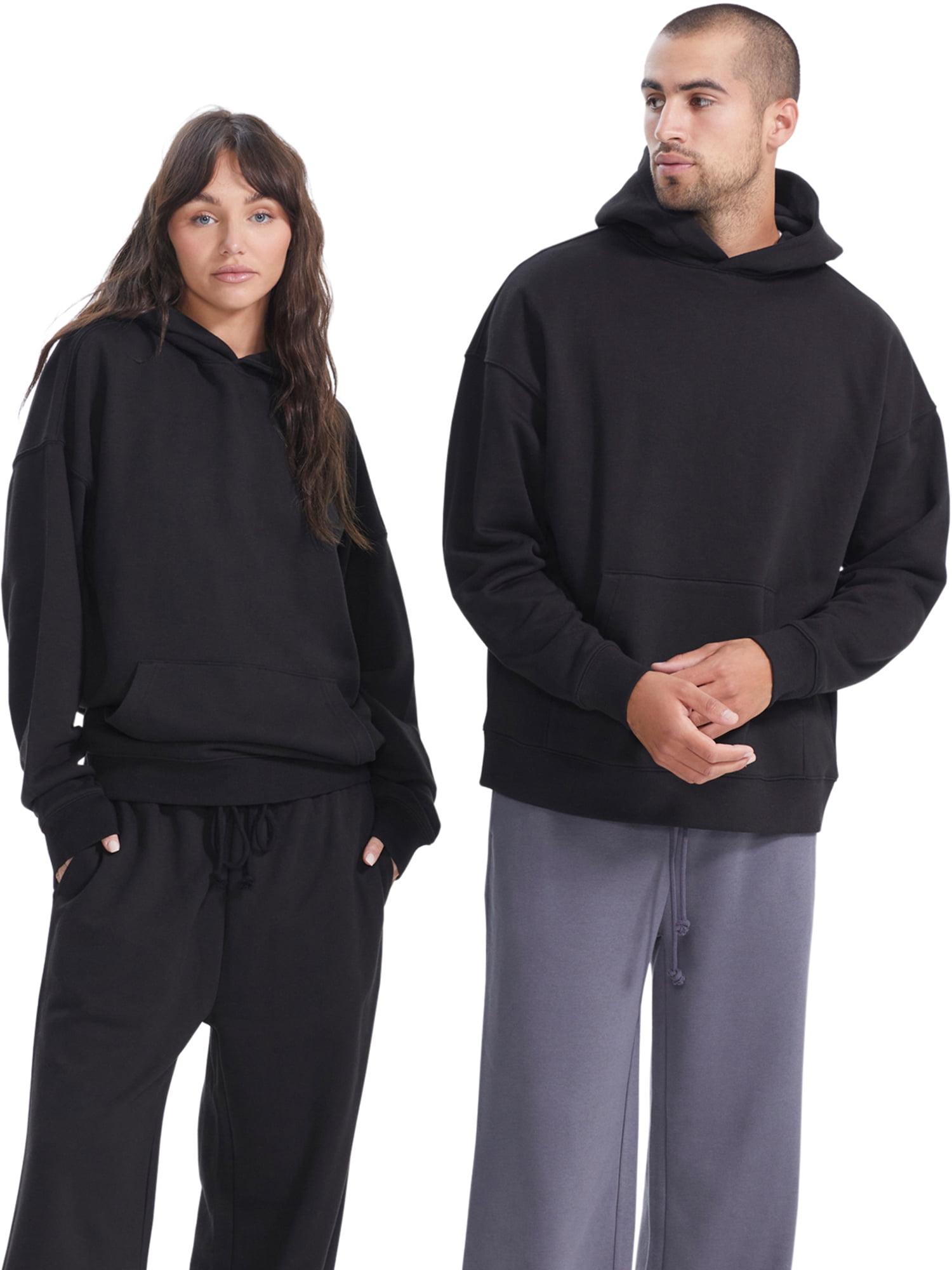 No Boundaries All Gender Oversize Hoodie Sweatshirt, Men's Sizes XS - 3XL
