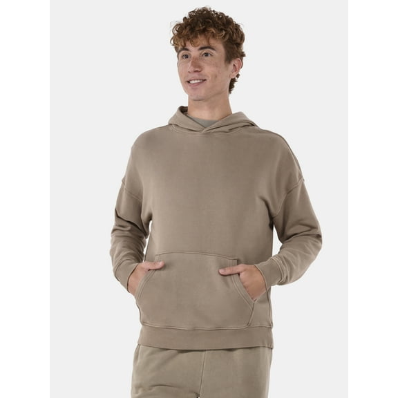 No Boundaries All Gender Oversized Fleece Hoodie Sweatshirt, 1 or 2-Pack, Men's