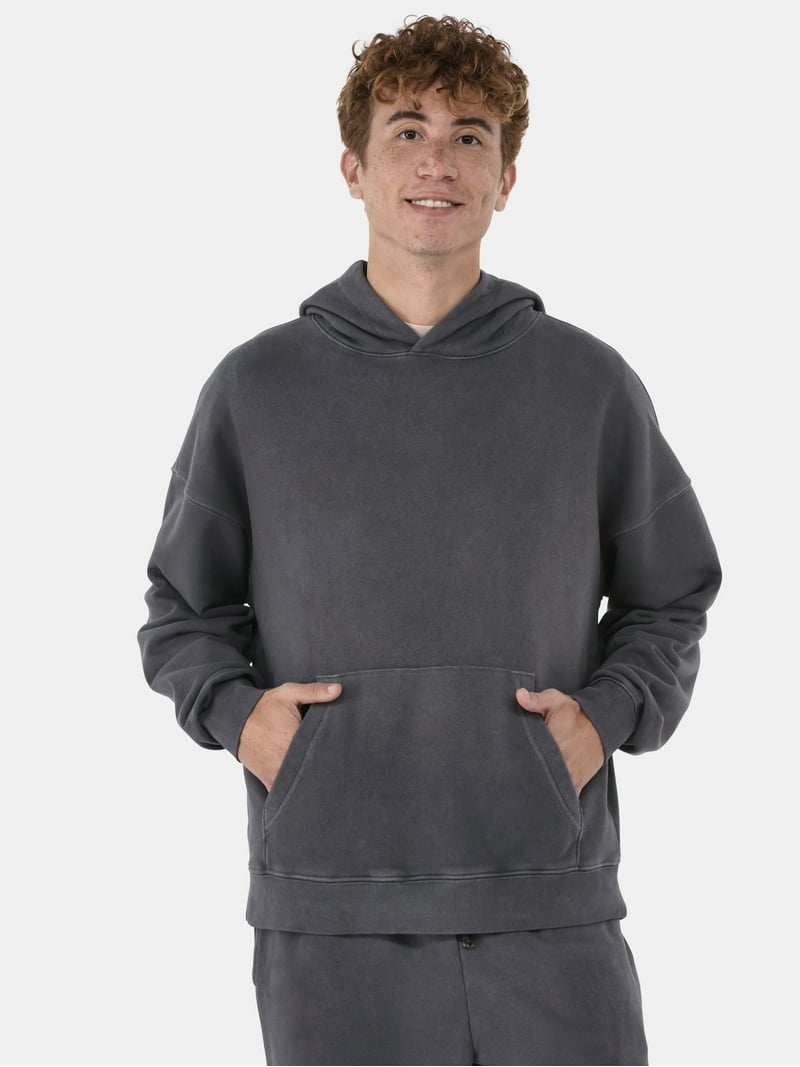No Boundaries Oversized Fleece Hoodie Sweatshirt for Men Soft Warm