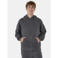 thumbnail image 1 of No Boundaries All Gender Oversized Fleece Hoodie Sweatshirt, 1 or 2-Pack, Men's, 1 of 5