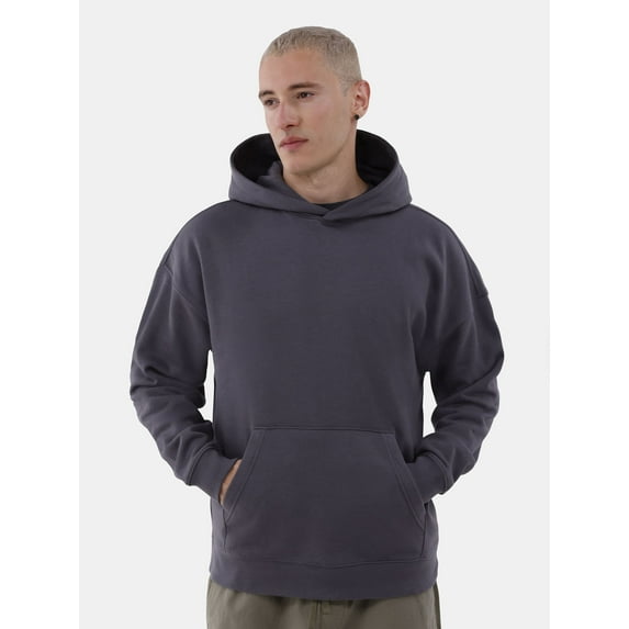 No Boundaries All Gender Oversized Fleece Hoodie Sweatshirt, 1 or 2-Pack, Men's