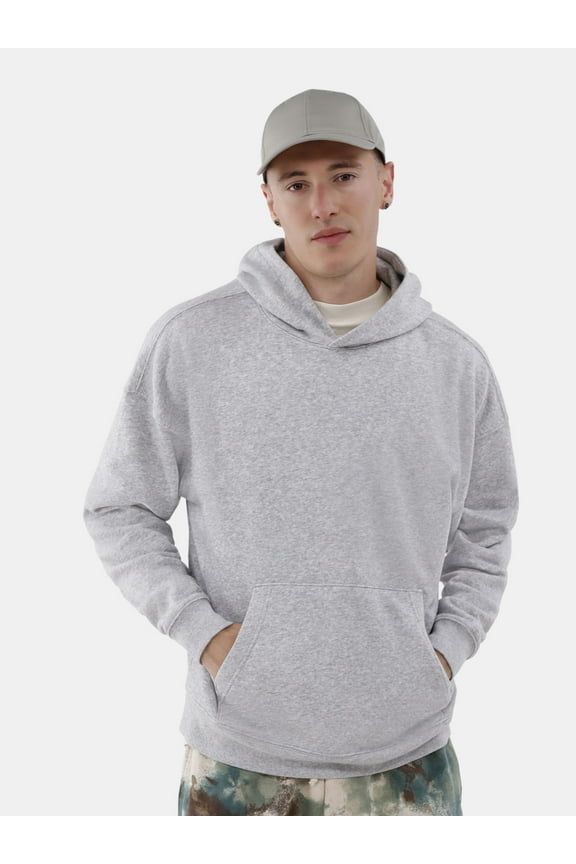All Gender Oversized Fleece Hoodie Sweatshirt, 1 or 2-Pack, Men's