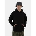 thumbnail image 1 of No Boundaries All Gender Oversized Fleece Hoodie Sweatshirt, 1 or 2-Pack, Men's, 1 of 5