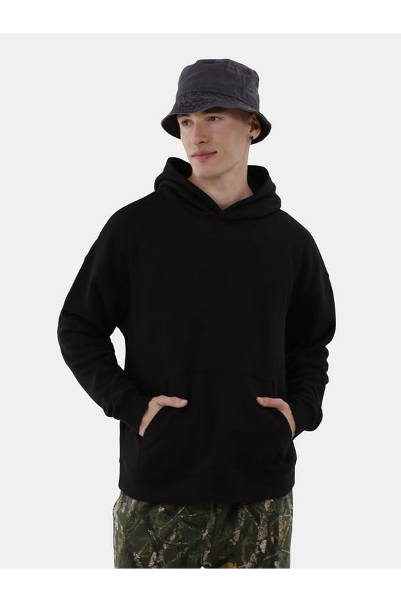 All Gender Oversized Fleece Hoodie Sweatshirt, 1 or 2-Pack, Men's