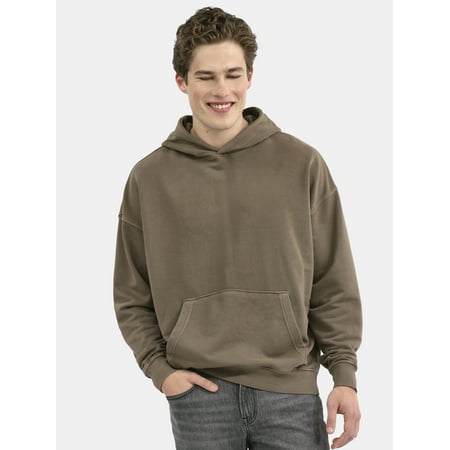 No Boundaries All Gender Oversized Fleece Hoodie Sweatshirt, 1 or 2-Pack, Men's