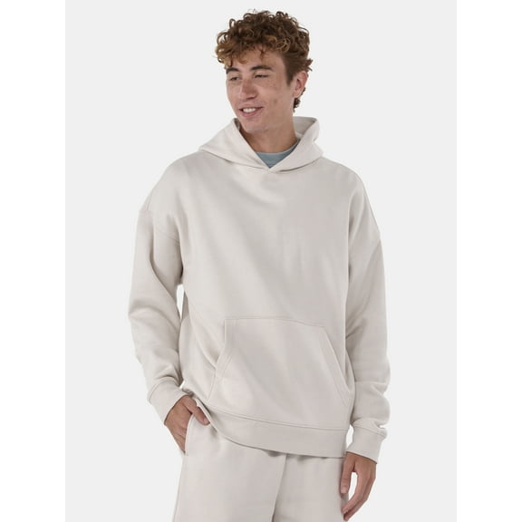 No Boundaries All Gender Oversized Fleece Hoodie Sweatshirt, 1 or 2-Pack, Men's