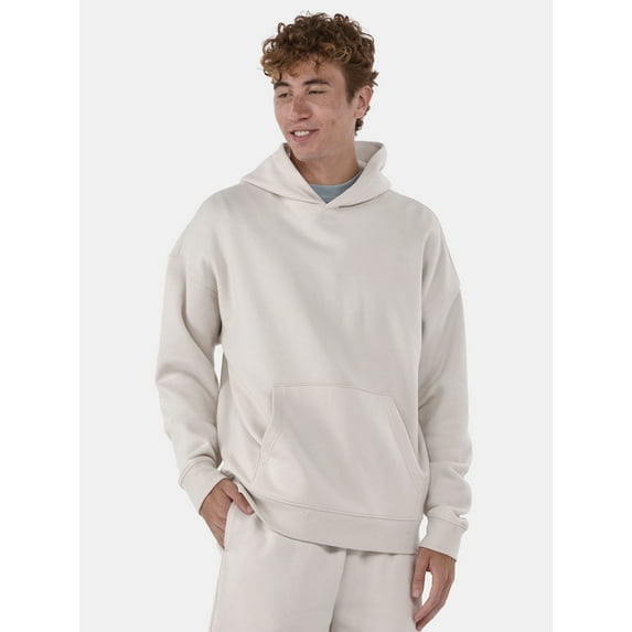 No Boundaries All Gender Oversized Fleece Hoodie Sweatshirt, 1 or 2-Pack, Men's