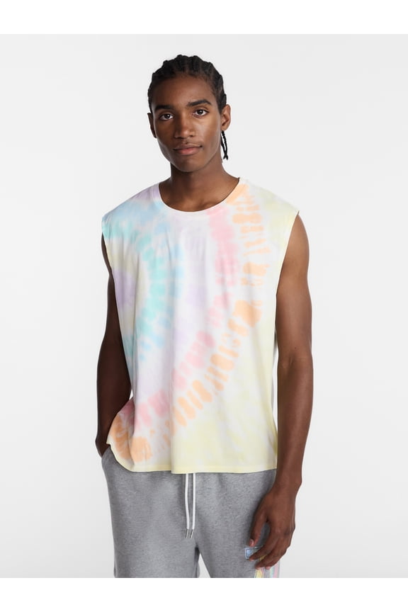 Pride Boxy Cropped Fit Tank Top, Men's Sizes XS-5XL