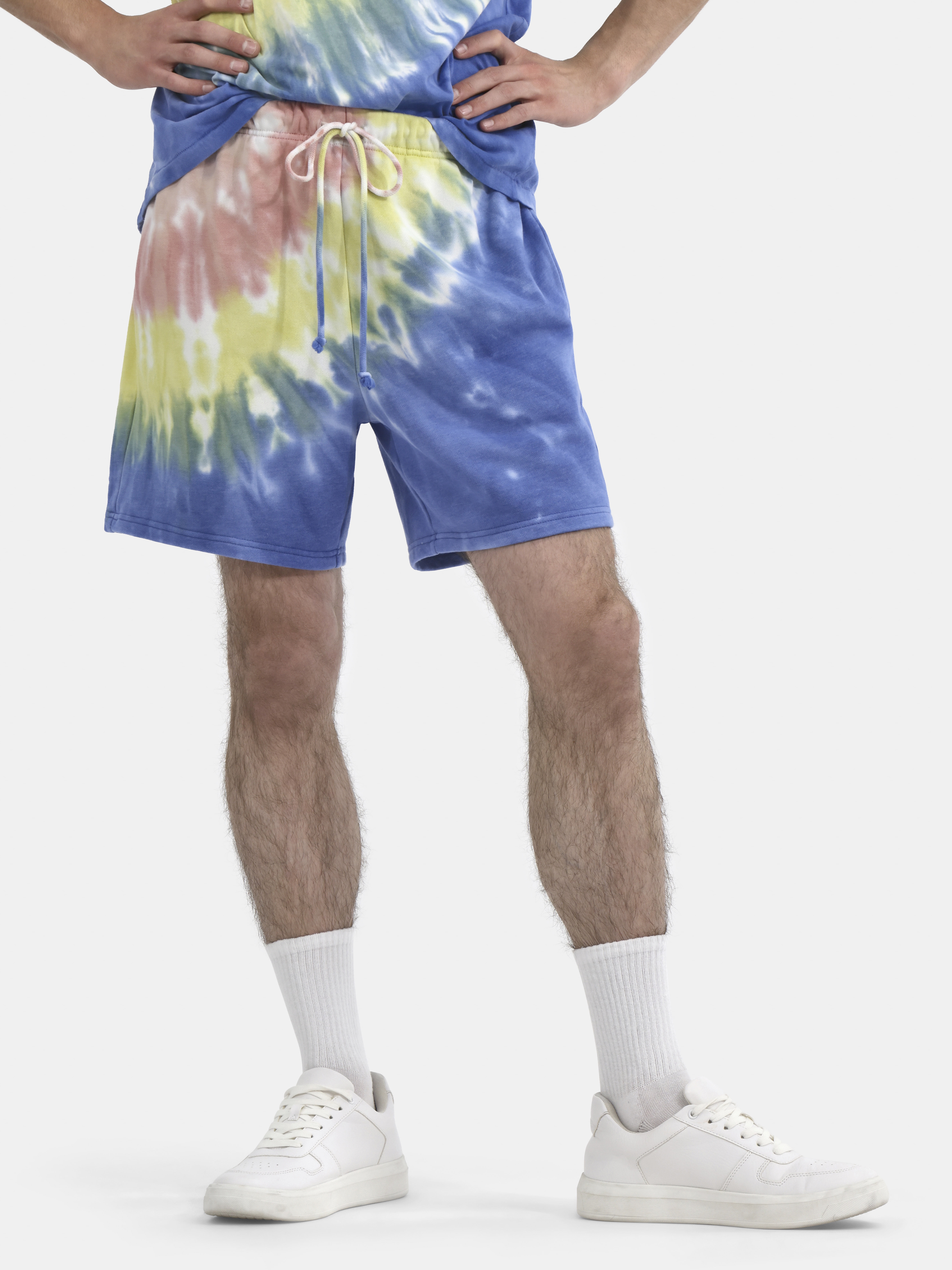 No Boundaries All Gender Pride Tie Dye Jogger Shorts, 6