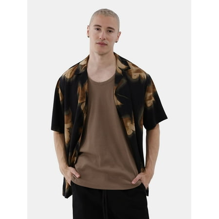 Actual Color: Black Floral, Clothing Size: S