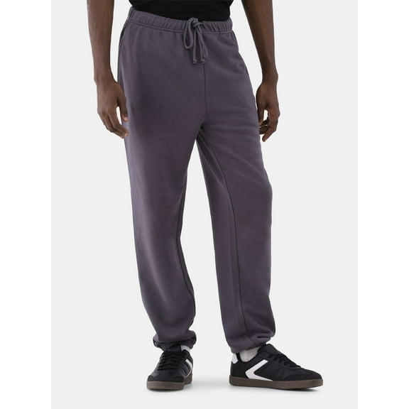 No Boundaries All Gender Soft Fleece Jogger Pants, 30" Inseam, Men's and Big Men's