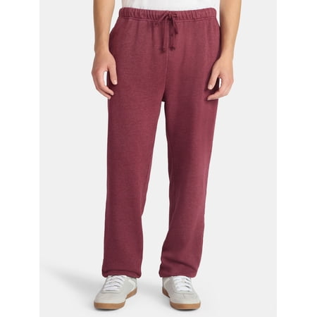 No Boundaries All Gender Soft Fleece Jogger Pants, 30" Inseam, Men's and Big Men's