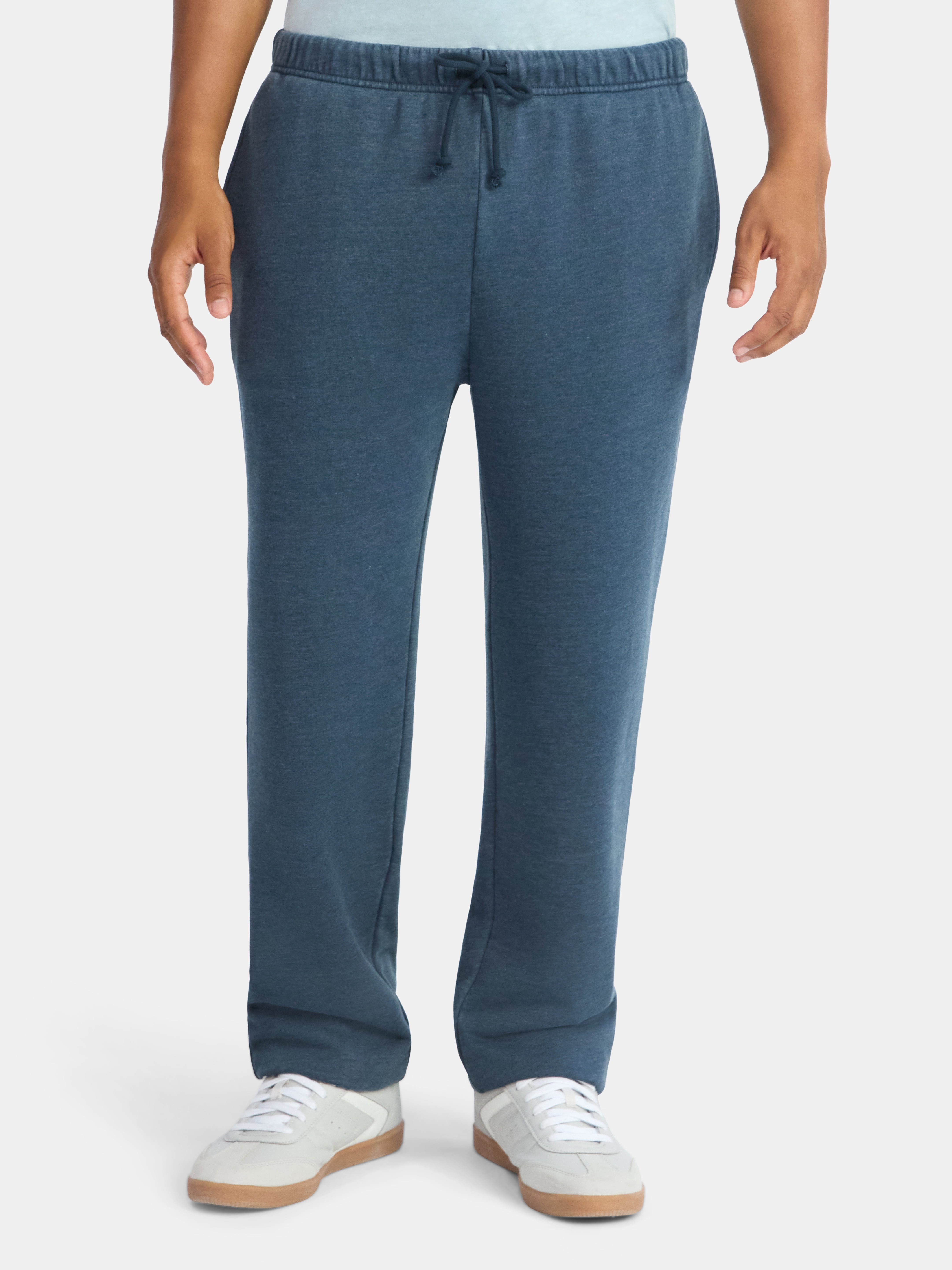 No Boundaries All Gender Soft Fleece Jogger Pants, 30" Inseam, Men's and Big Men's
