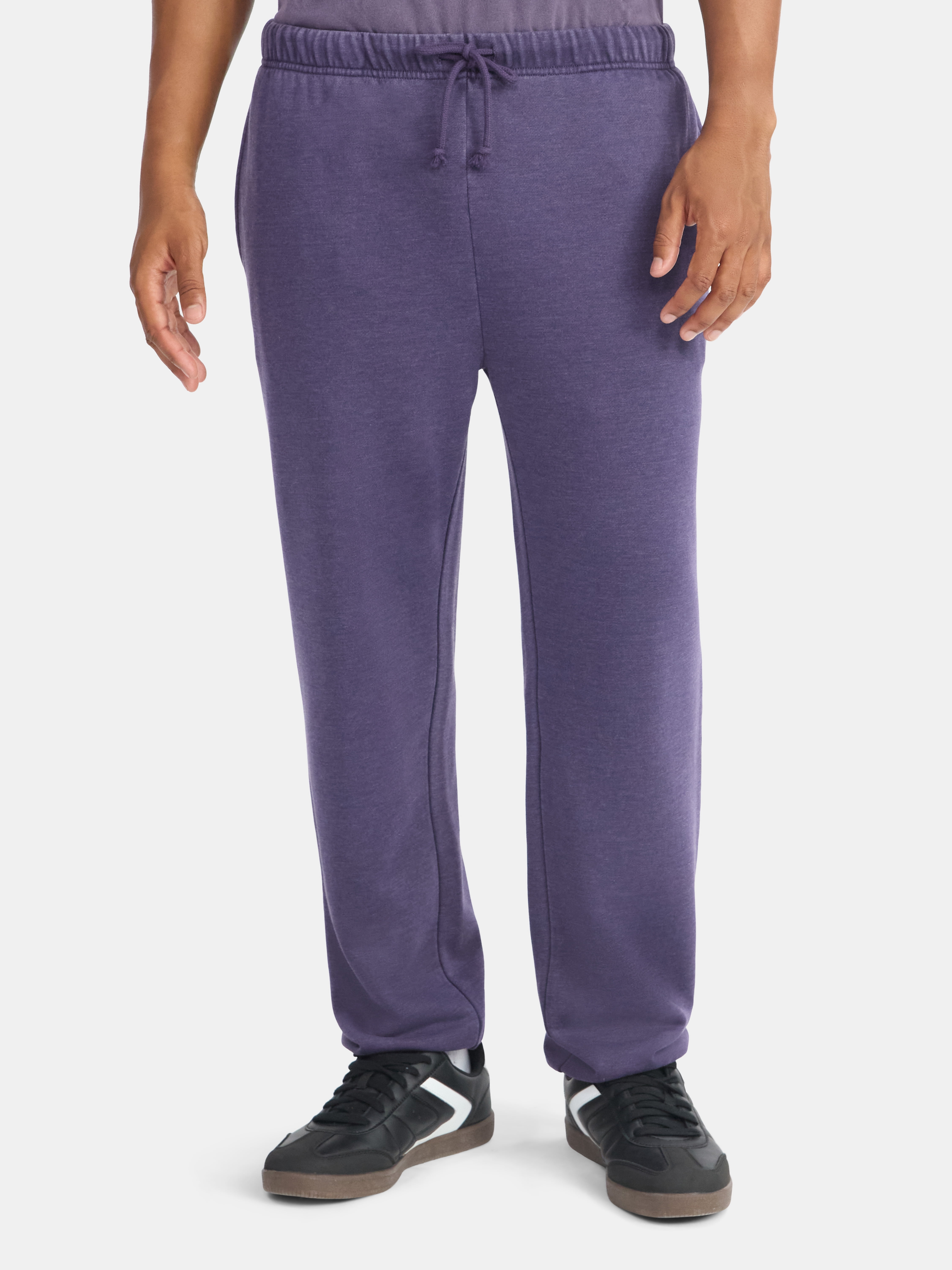 No Boundaries All Gender Soft Fleece Jogger Pants, 30" Inseam, Men's and Big Men's