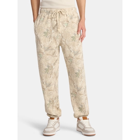 No Boundaries All Gender Soft Fleece Jogger Pants, 30" Inseam, Men's and Big Men's