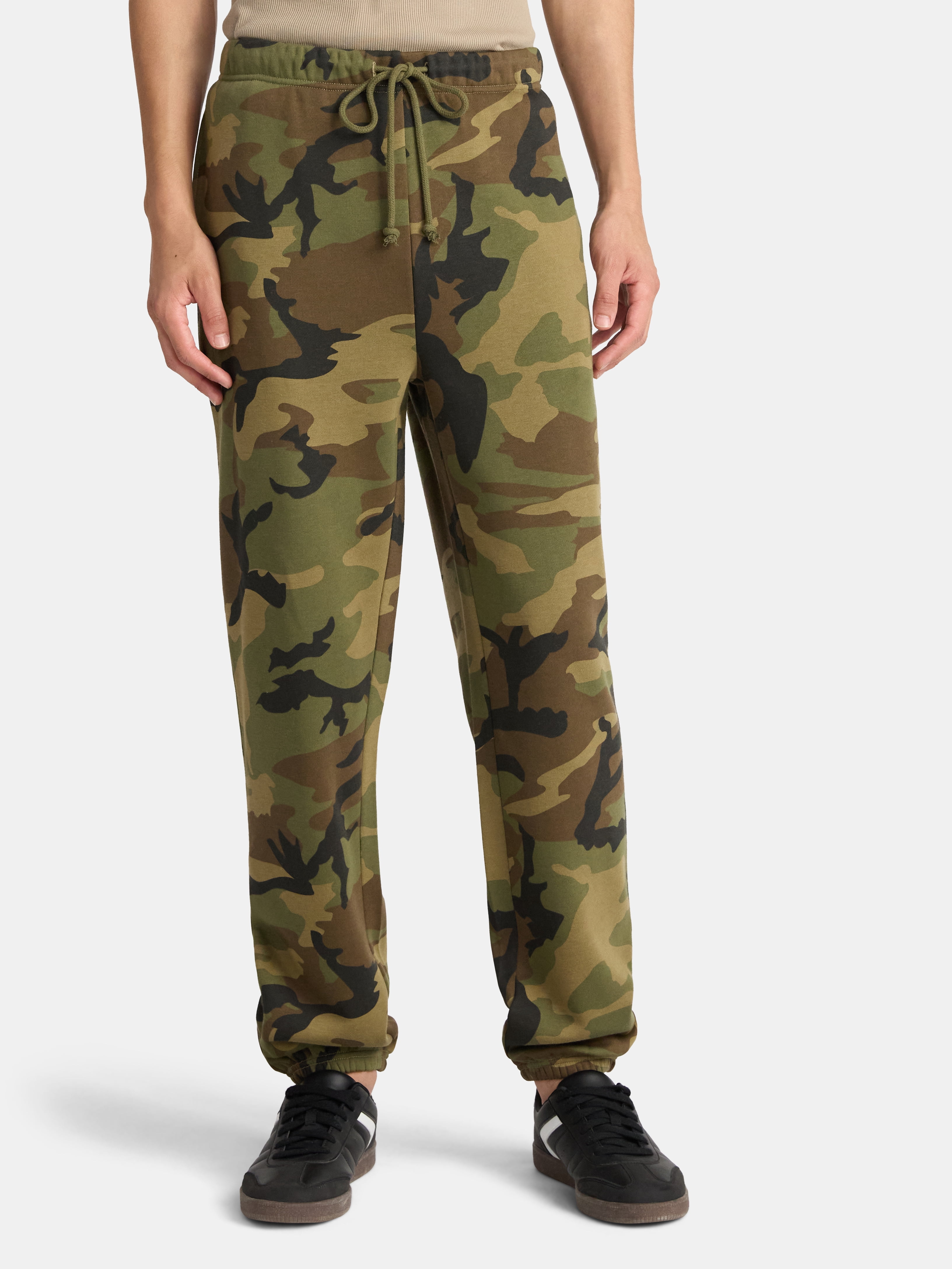No Boundaries All Gender Soft Fleece Jogger Pants, 30" Inseam, Men's and Big Men's