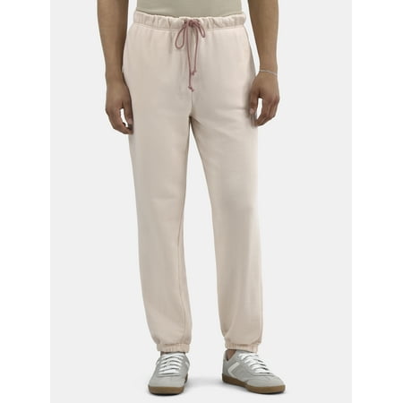 No Boundaries All Gender Soft Fleece Jogger Pants, 30" Inseam, Men's and Big Men's