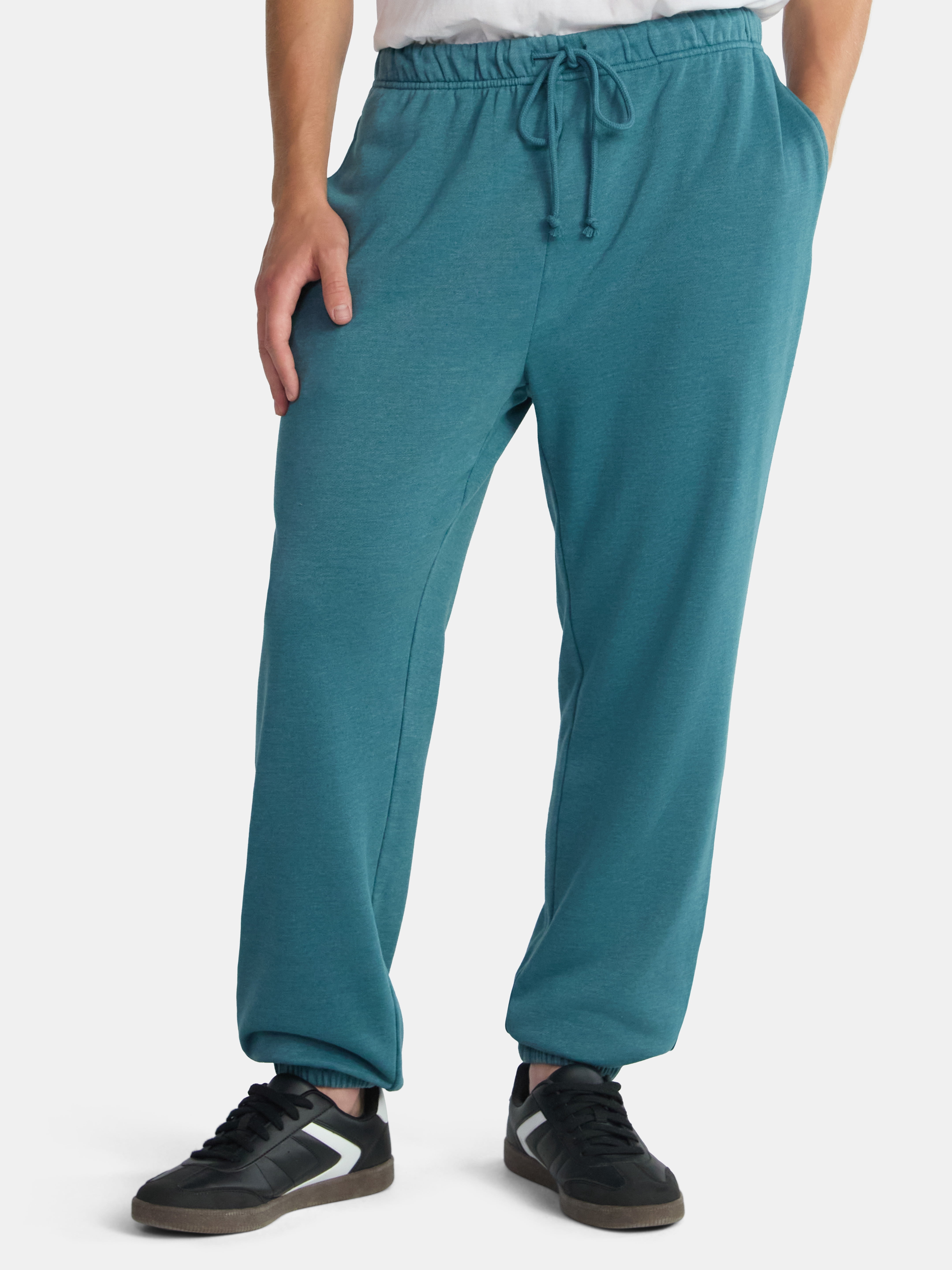 No Boundaries All Gender Soft Fleece Jogger Pants, 30" Inseam, Men's and Big Men's