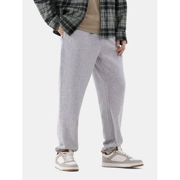 No Boundaries All Gender Soft Fleece Jogger Pants, 30" Inseam, Men's and Big Men's