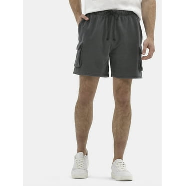 No Boundaries All Gender Soft Fleece Utility Cargo Shorts, Men's Sizes XS-5XL