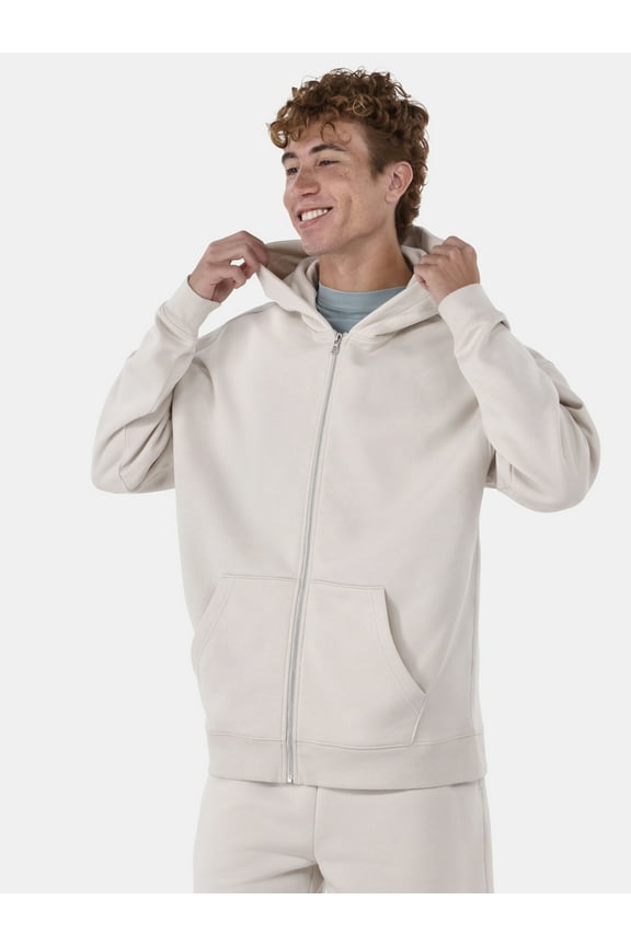 Zip Hoodie with Long Sleeves, Men's & Big Men's