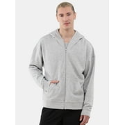 No Boundaries Zip Hoodie with Long Sleeves, Men's & Big Men's