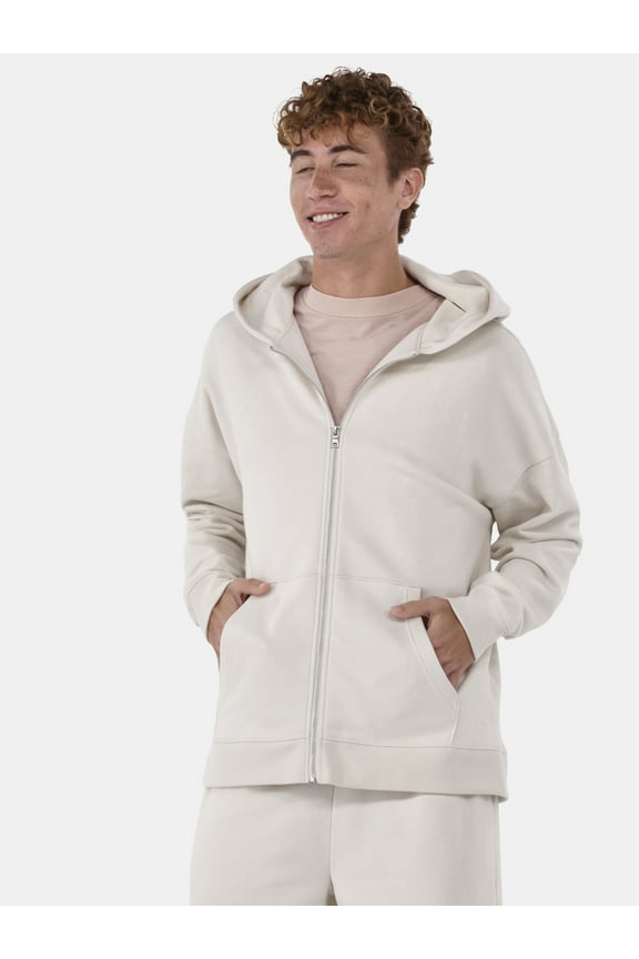 Zip Hoodie with Long Sleeves, Men's & Big Men's