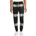 thumbnail image 1 of No Boundaries All Gender Tie-Dye Fleece Jogger Sweatpants, Men's Sizes XS-XL, 1 of 5